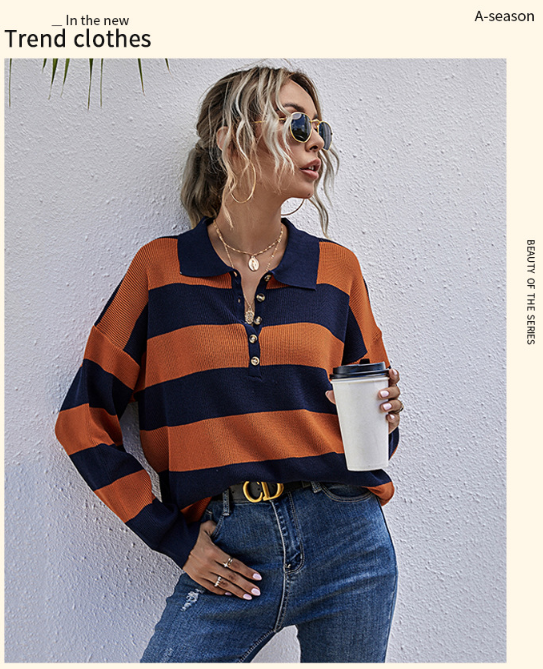 Damenmode-Trend-Pullover 