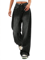 Women's Y2K Barrel Baggy Jeans