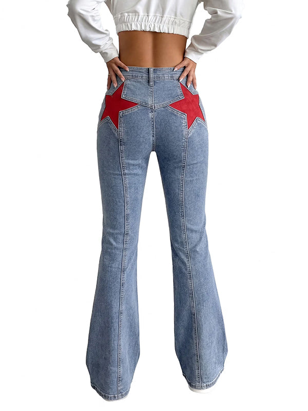 Women's Y2K High Waist Flare Jeans