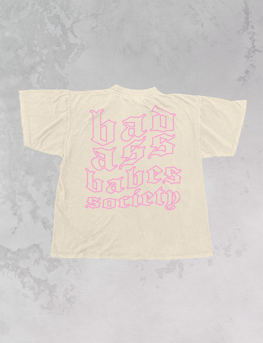 Underground Original Design: Bad Ass Babes Society Oversized TShirt