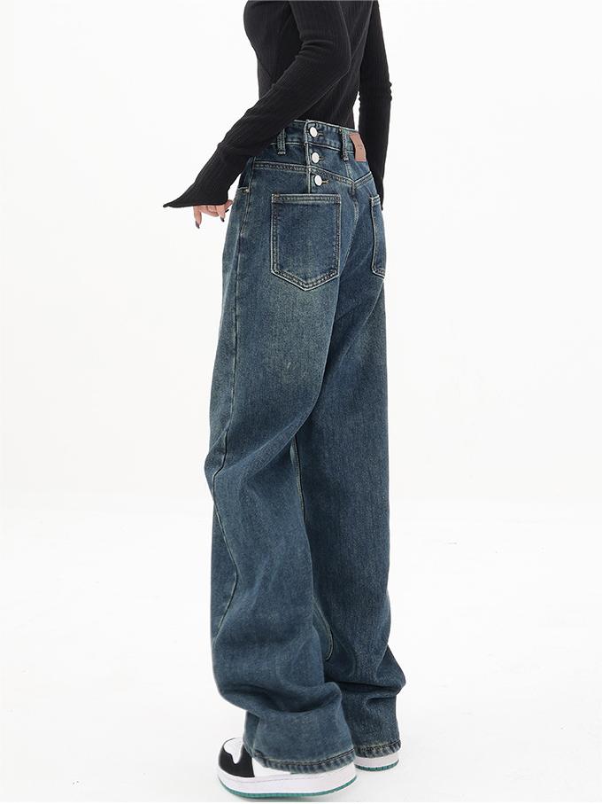 BAGGY BLUE JEANS CLASSIC BOYFRIEND JEANS