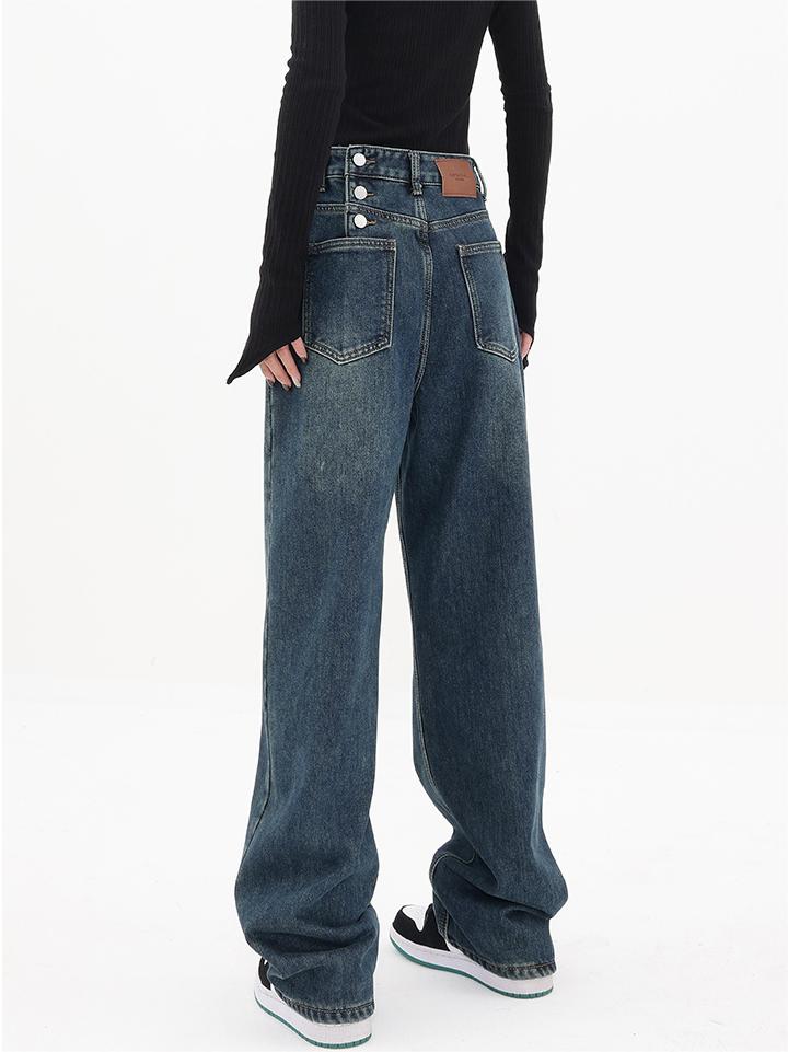 BAGGY BLUE JEANS CLASSIC BOYFRIEND JEANS