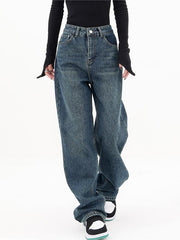 BAGGY BLUE JEANS CLASSIC BOYFRIEND JEANS