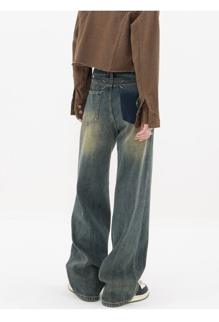 BAGGY BOYFRIEND JEANS IN FADED DENIM FOR A RELAXED FIT