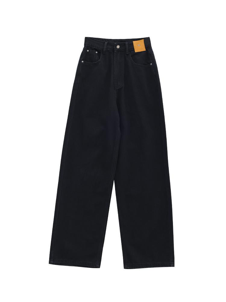 BAGGY BOYFRIEND JEANS - Y2K BAGGY BLACK JEANS