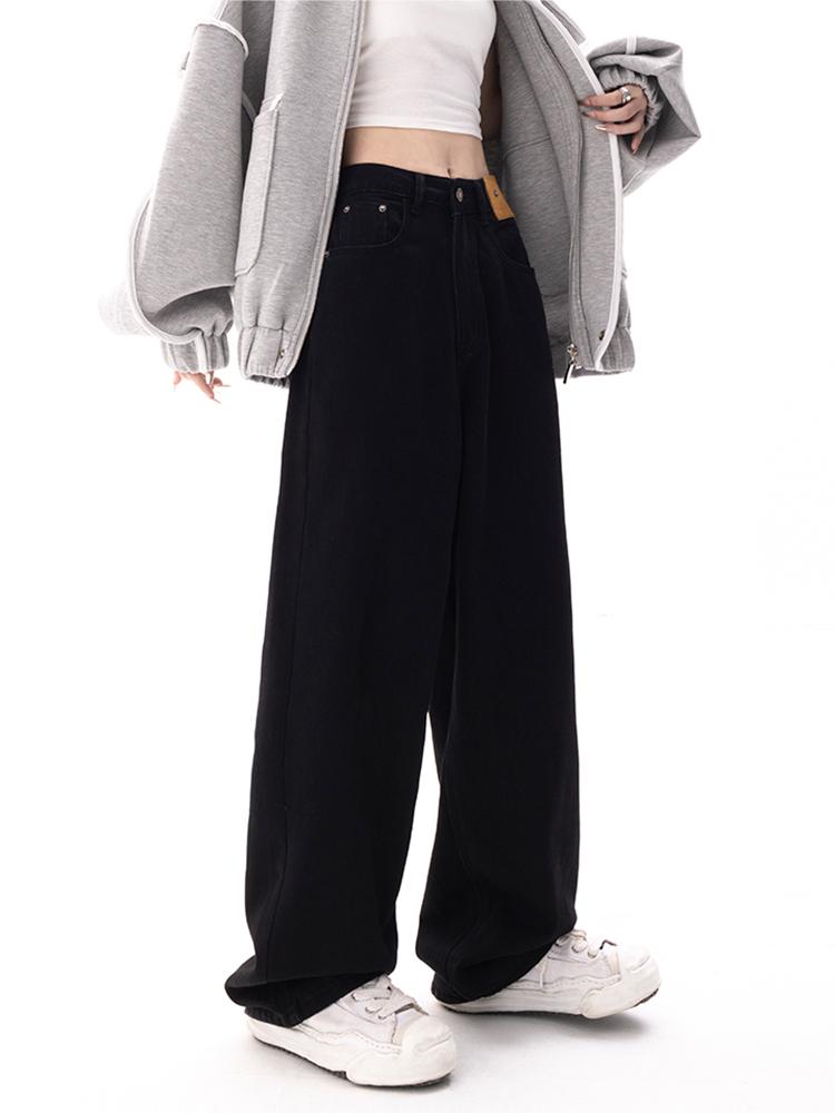 BAGGY BOYFRIEND JEANS - Y2K BAGGY BLACK JEANS