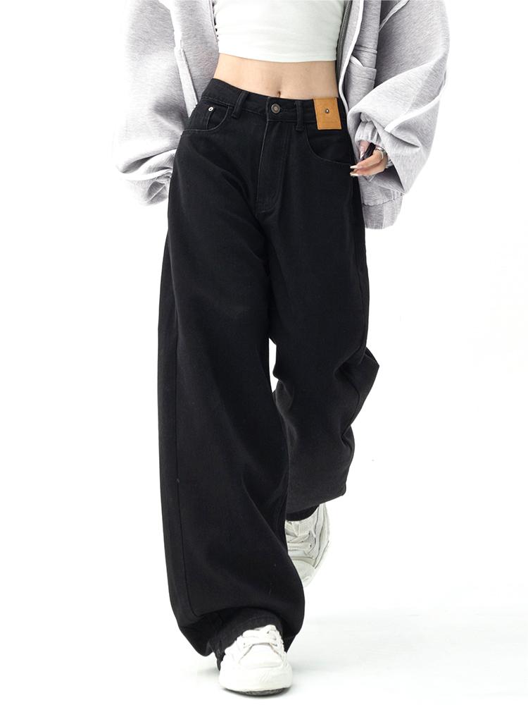 BAGGY BOYFRIEND JEANS - Y2K BAGGY BLACK JEANS