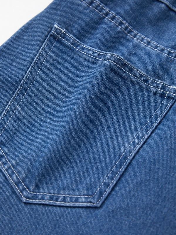 BAGGY DENIM OVERALLS VINTAGE WASHED BOYFRIEND STYLE