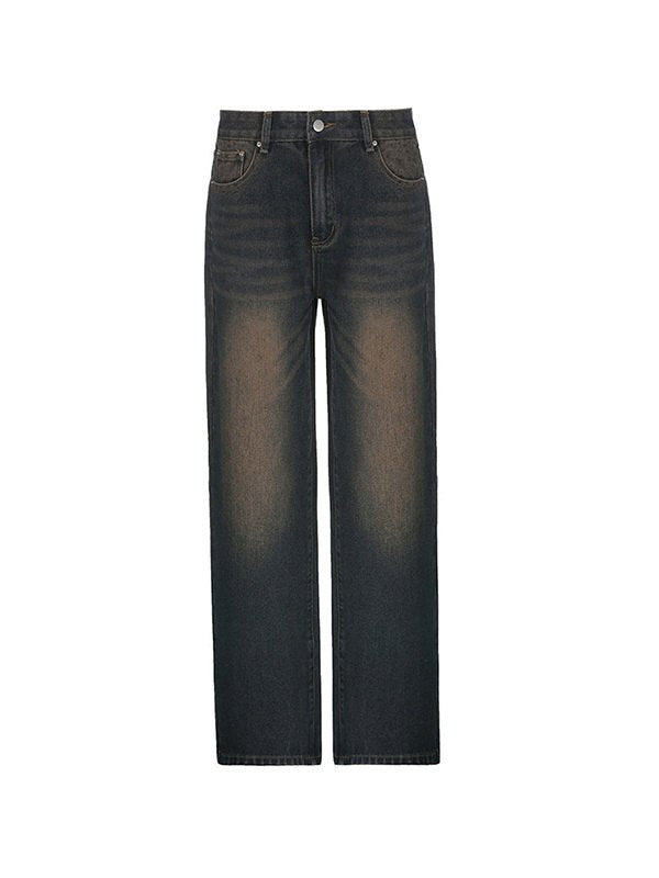 BAGGY JEANS FADED WASH DARK