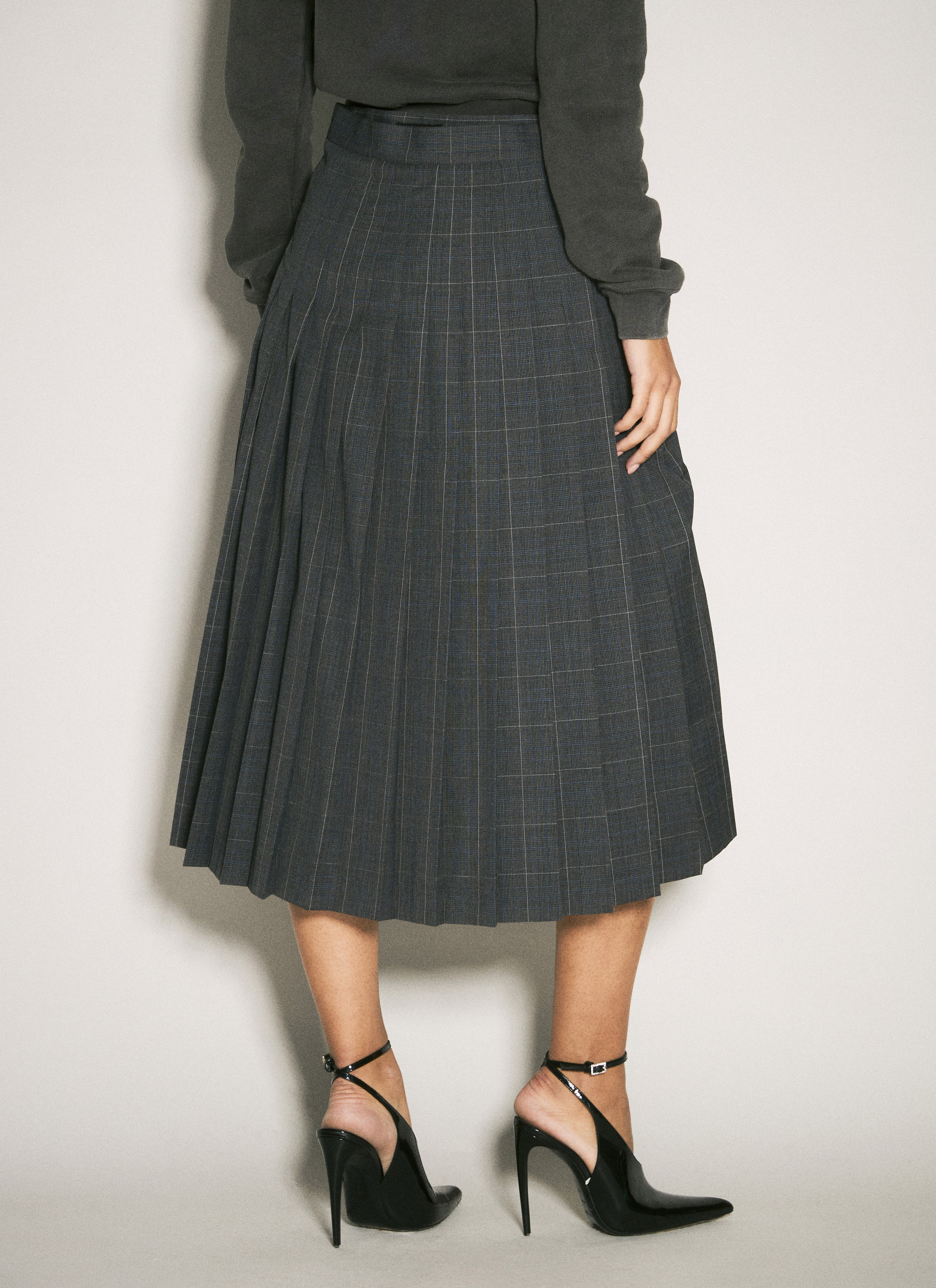 Balenciaga Women Taped Double Skirt