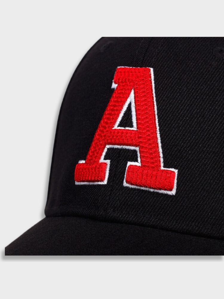 BASEBALL CAP WITH RED LETTER A FOR EVERYDAY WEAR, ARIZONA STATE CAP