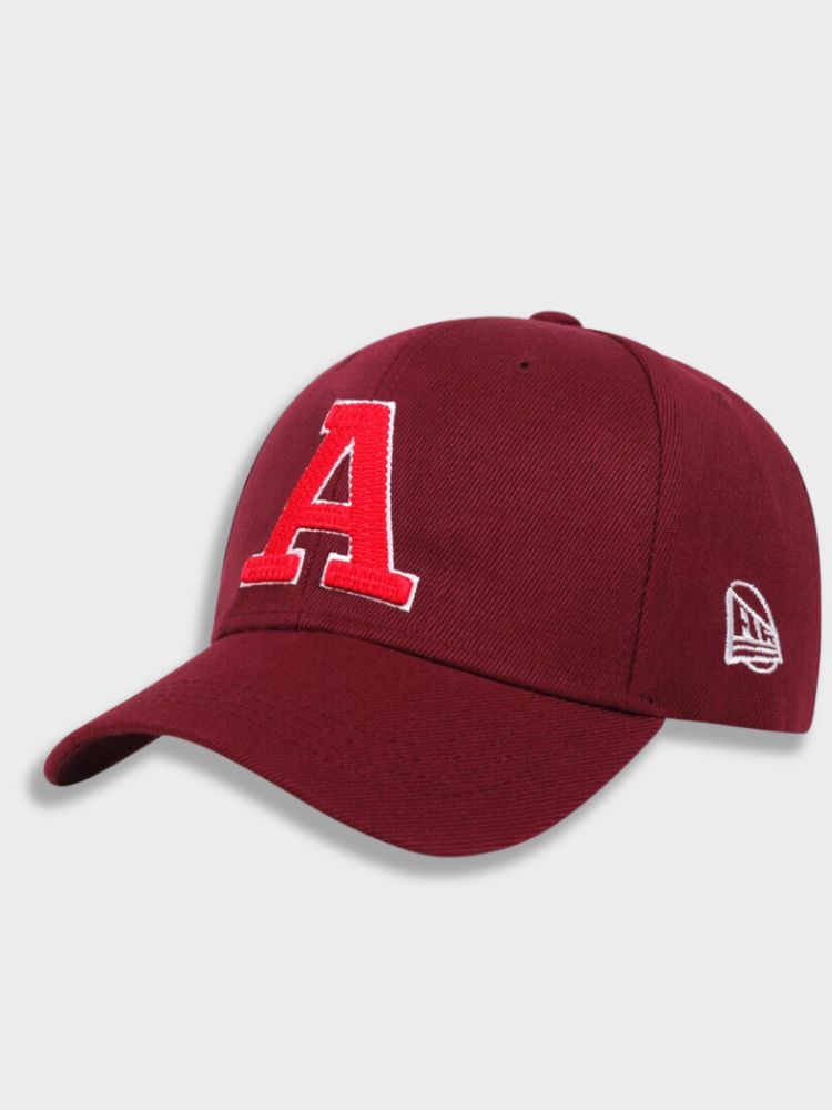 BASEBALL CAP WITH RED LETTER A FOR EVERYDAY WEAR, ARIZONA STATE CAP