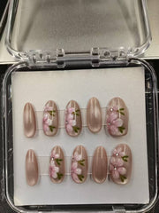 1052- Handmade press on nails fake nails removable