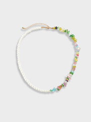 BEADED NECKLACE WITH COLORFUL STONES FOR VIBRANT ACCESSORY COLLECTION