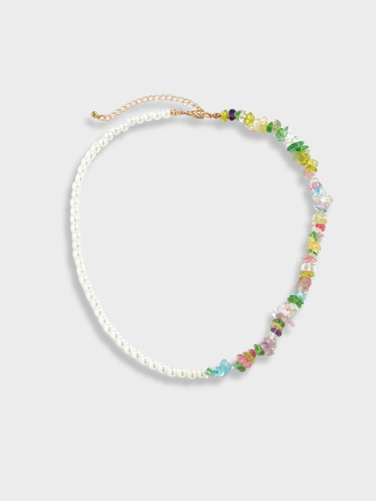 BEADED NECKLACE WITH COLORFUL STONES FOR VIBRANT ACCESSORY COLLECTION
