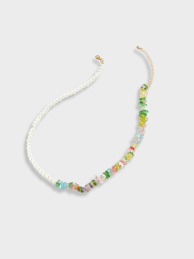 BEADED NECKLACE WITH COLORFUL STONES FOR VIBRANT ACCESSORY COLLECTION