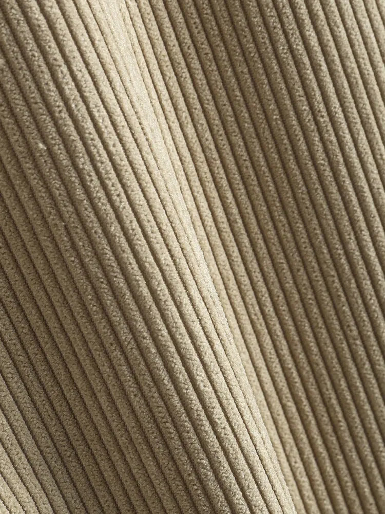 BEIGE CORDUROY JACKET VINTAGE CASUAL JACKET