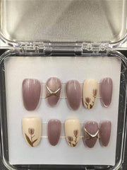 1039- Handmade press on nails fake nails removable