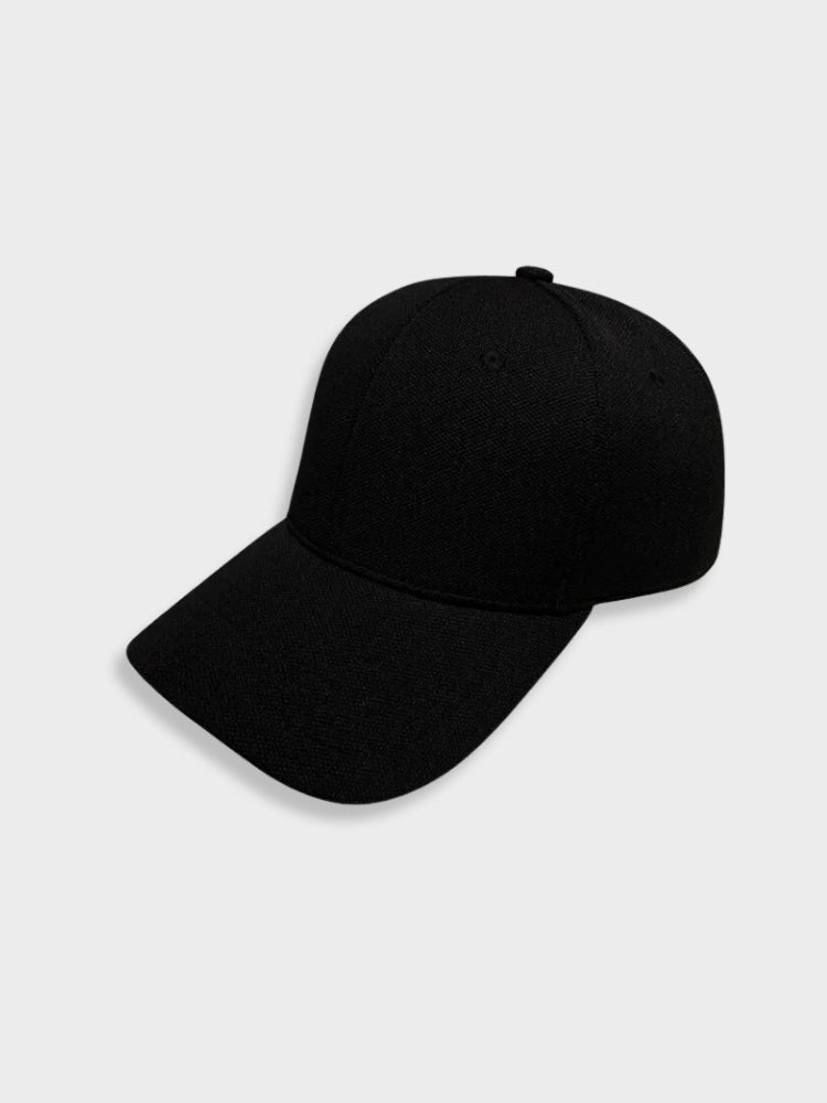 BLACK BASEBALL CAP ESSENTIAL HEADWEAR ACCESSORY FOR ALL SEASONS
