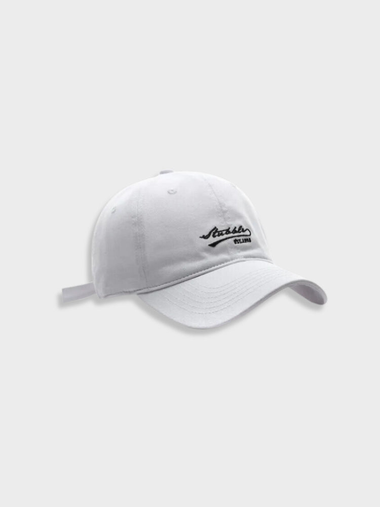 BLACK BASEBALL CAP STUBBER CAP FOR OUTDOOR ENTHUSIASTS