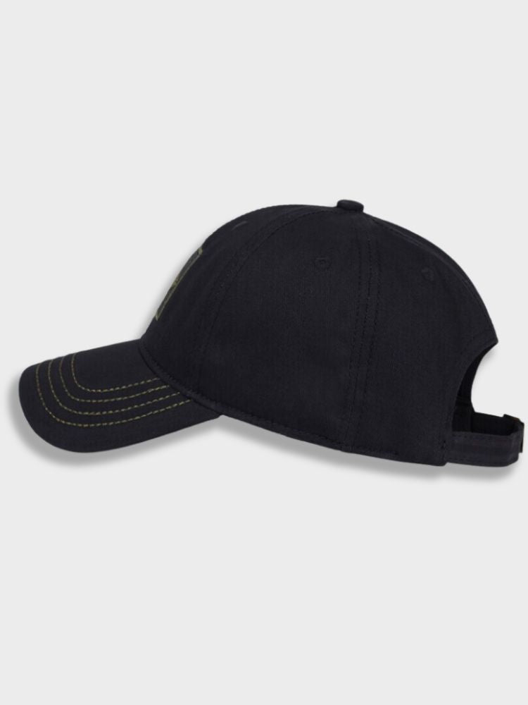 BLACK BASEBALL CAP WITH BRAZIL FLAG - STYLISH BRASIL CAP
