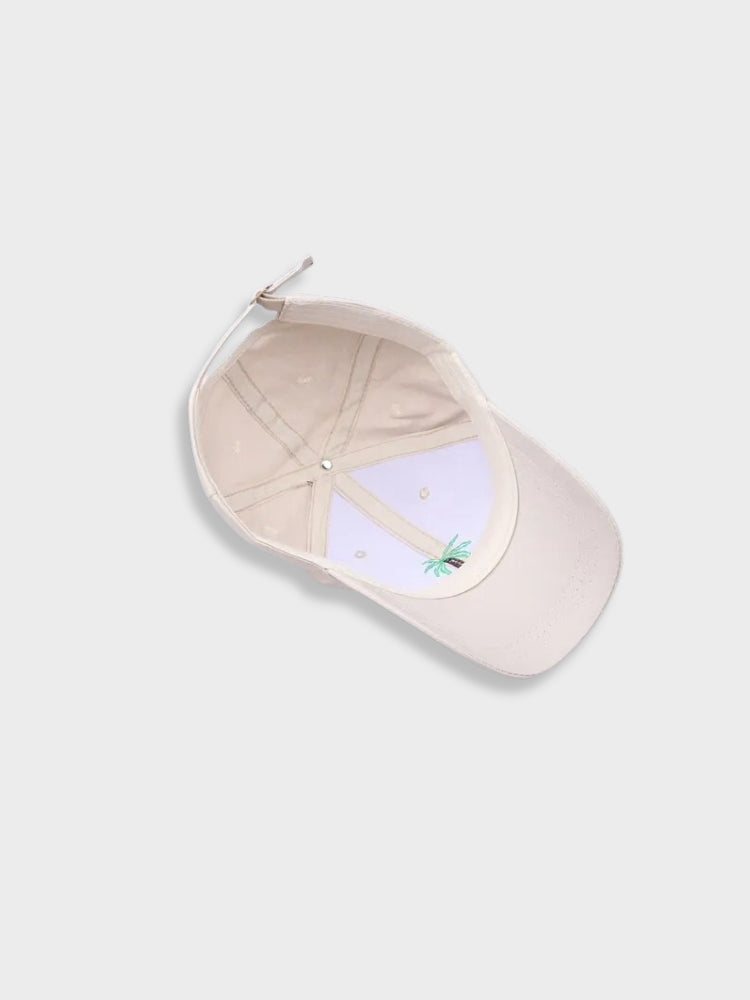 BLACK BASEBALL CAP WITH PALM TREE EMBROIDERY - PALM TREE CAP