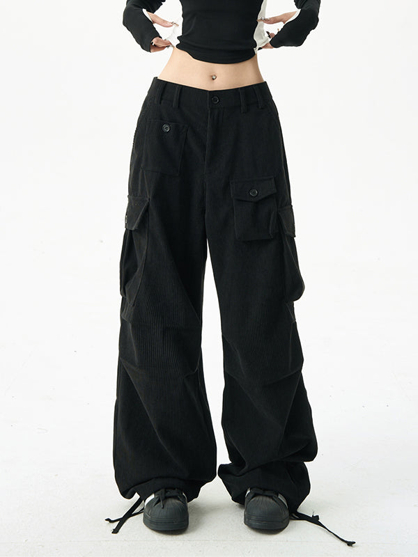 BLACK CARGO PANTS - VERSATILE BLACK CARGO FOR EVERYDAY WEAR