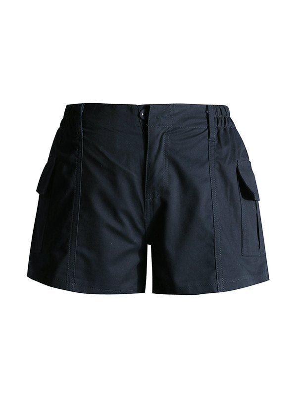 BLACK CARGO SHORTS FOR WOMEN’S CASUAL WEAR