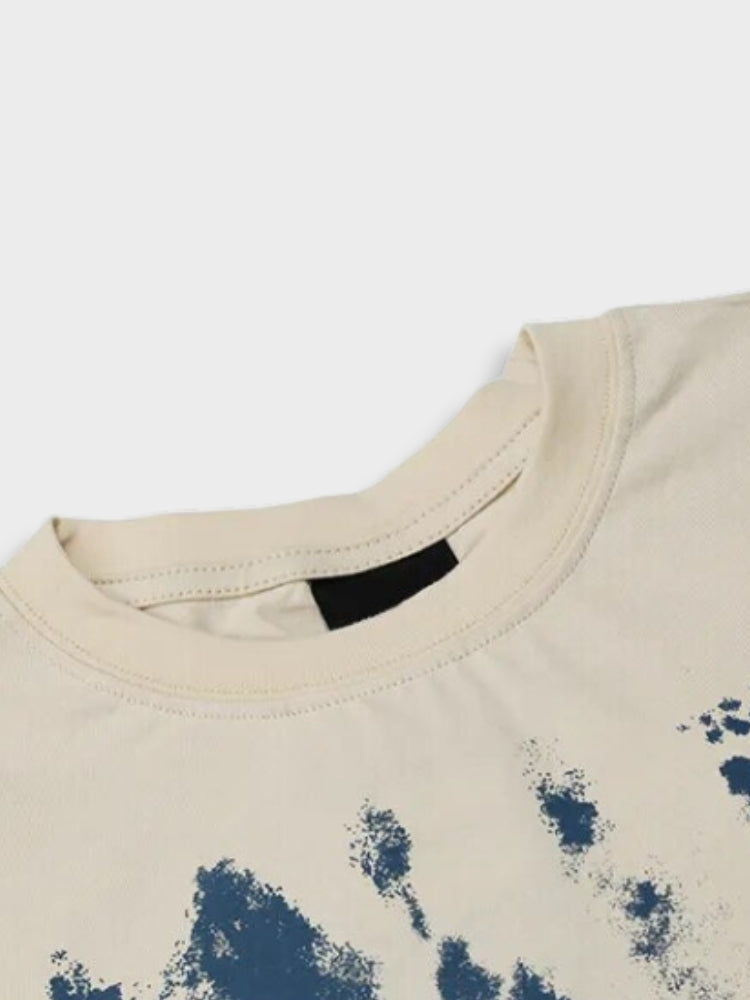 BLACK GRAPHIC T-SHIRT SHADOW TEE WITH MOISTURE-WICKING FABRIC