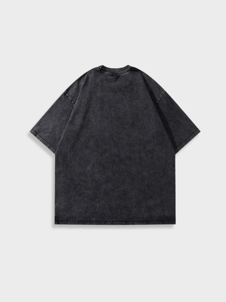 BLACK T-SHIRT DOBERMAN TONGUE TEE