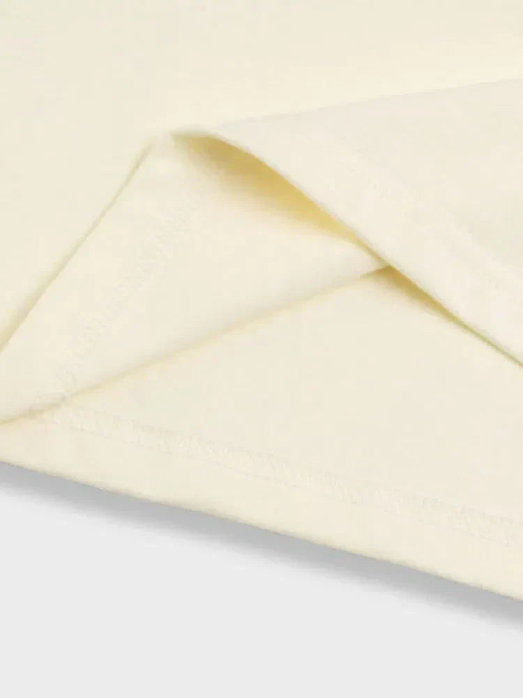 BLACK T-SHIRT WITH STRIPED SLEEVES - HARVEST INS TEE