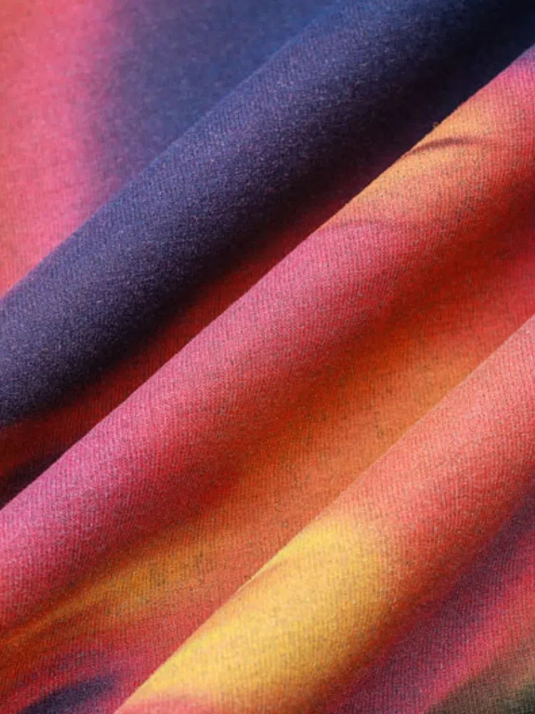 BLACK THERMAL IMAGE T-SHIRT FEATURING DISTRESSED FACE DESIGN