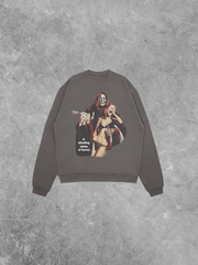 Underground Original Design: Blinding Horror Relaxed AS Garment Dyed Sweatshirt
