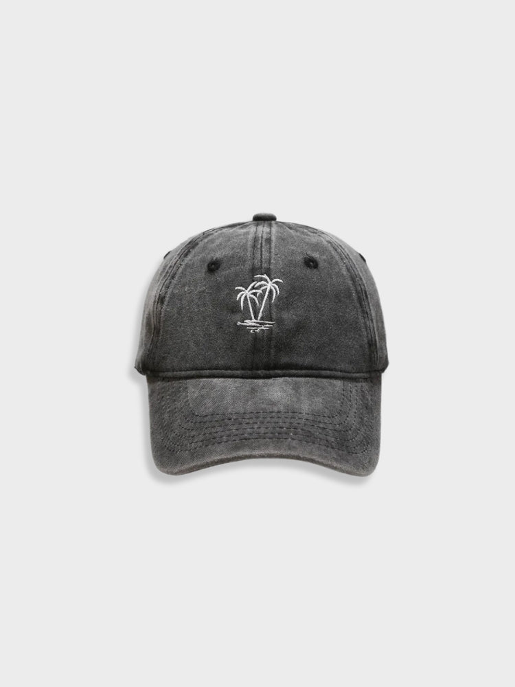 BLUE BASEBALL CAP WITH DOUBLE PALM DESIGN FOR SUPERIOR GRIP