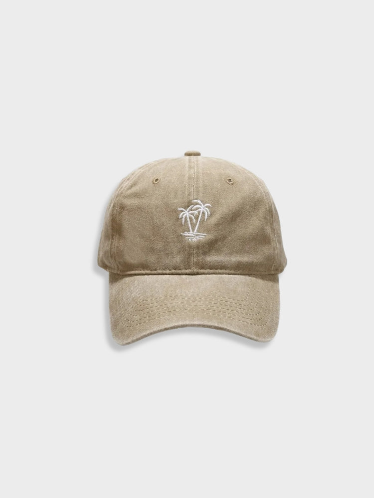 BLUE BASEBALL CAP WITH DOUBLE PALM DESIGN FOR SUPERIOR GRIP