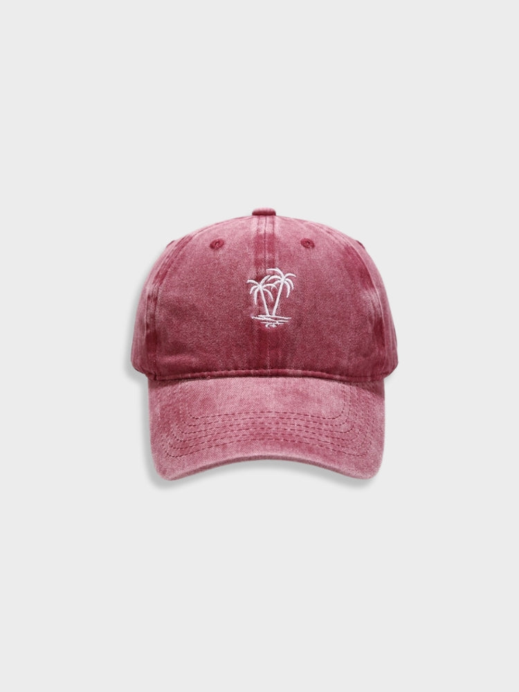 BLUE BASEBALL CAP WITH DOUBLE PALM DESIGN FOR SUPERIOR GRIP