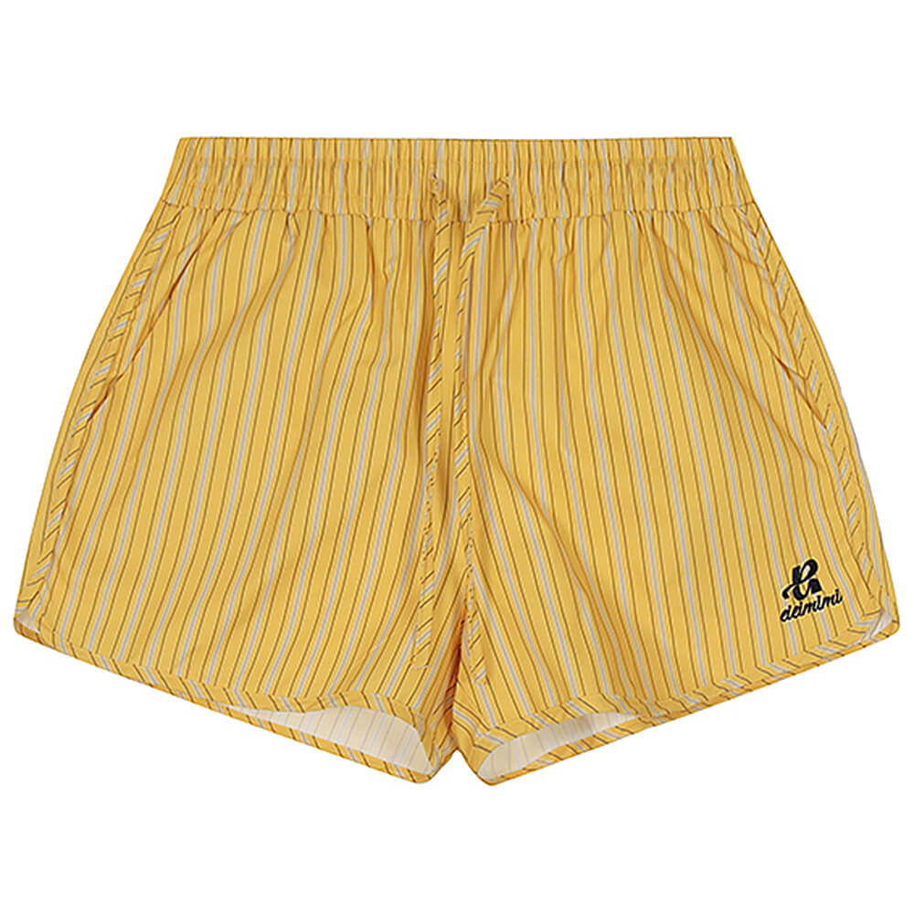 BLUE STRIPED ATHLETIC SHORTS FOR MEN