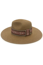 BOHO BAND PANAMA HAT