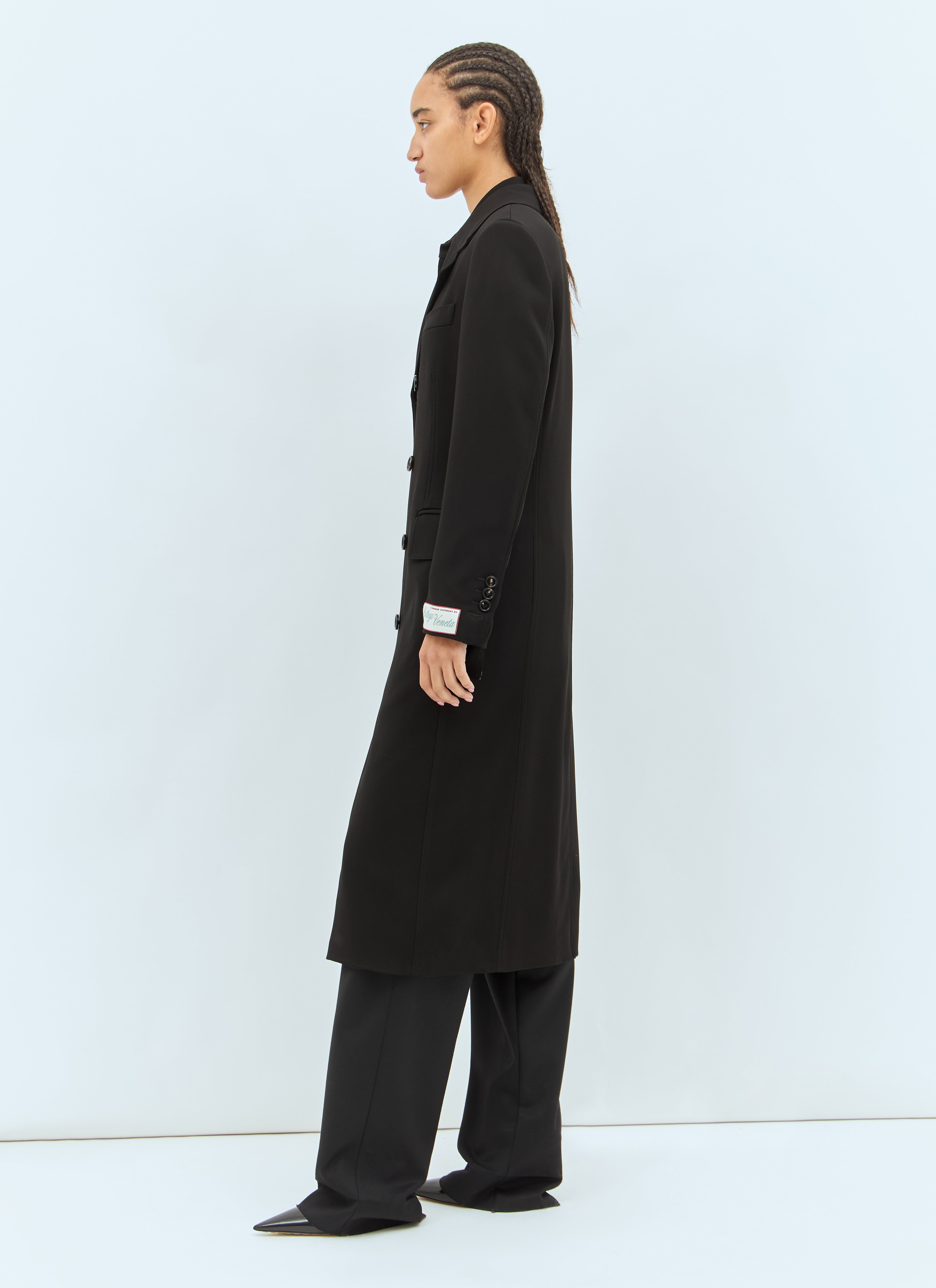 Bottega Veneta Women Matt Fluid Viscose Jersey Coat