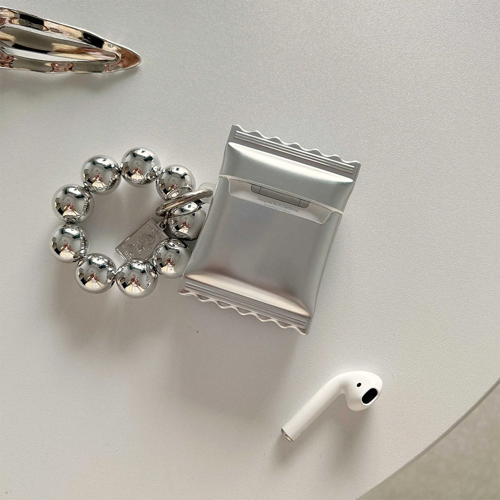 BOW AIRPODS CASE RHINESTONE DIY BEADED BRACELET SET