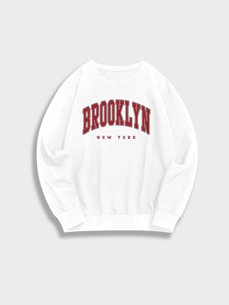 BROOKLYN NEW YORK SWEATSHIRT AND PANTS SET WITH PRACTICAL STORAGE