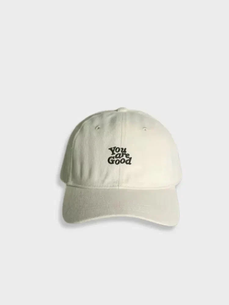 BROWN BASEBALL CAP WITH EMBROIDERED