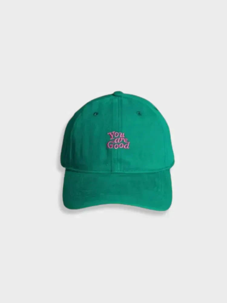 BROWN BASEBALL CAP WITH EMBROIDERED