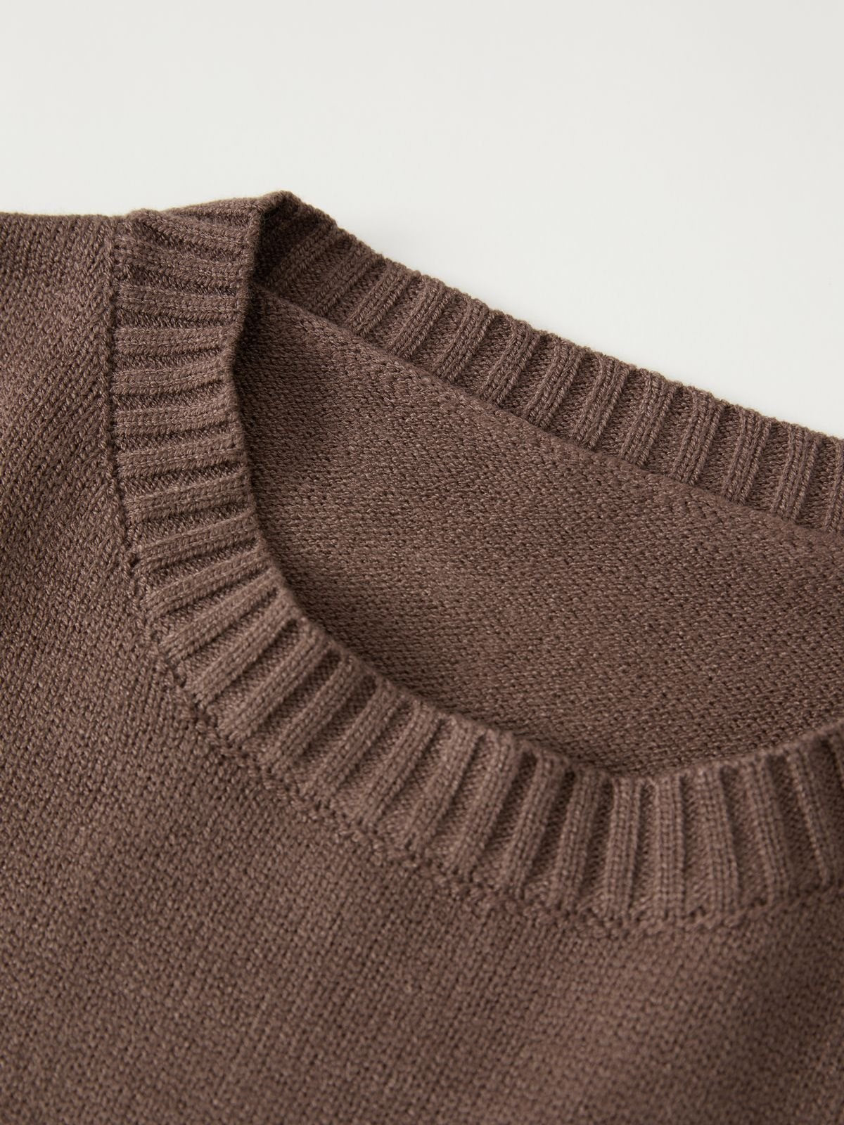 BROWN STRIPED KNIT SWEATER LOOSE FIT Y2K STYLE