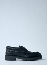 Burberry Men Leather Raft Boat Shoes