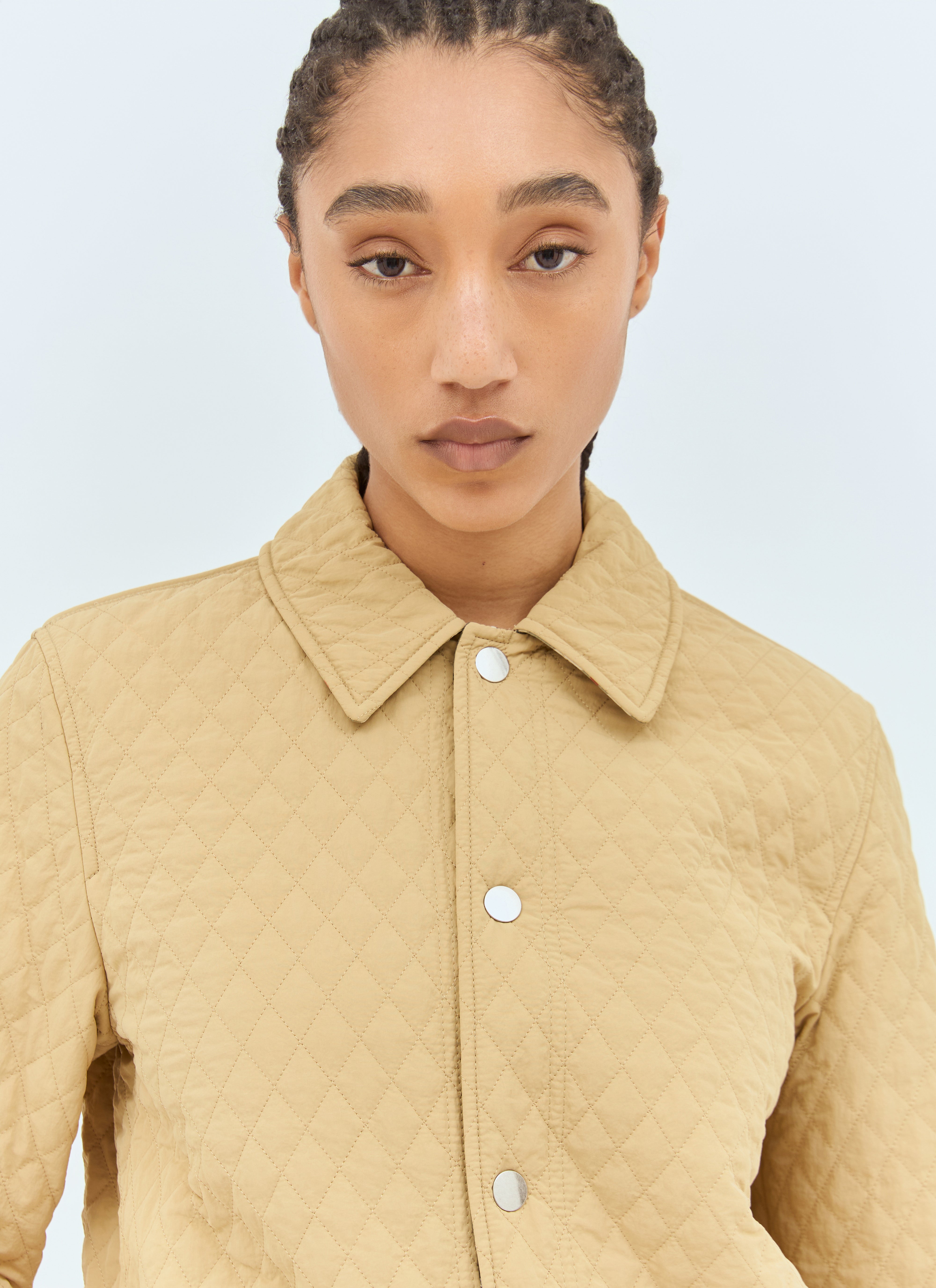 Burberry Women Reversible Quilted Nylon Jacket