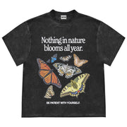 BUTTERFLY GRAPHIC TEE - HIGH-QUALITY COTTON DAILY WEAR