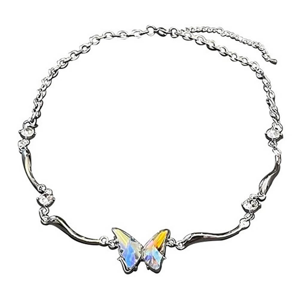 BUTTERFLY NECKLACE ENCHANTED REFLECTION BUTTERFLY PENDANT