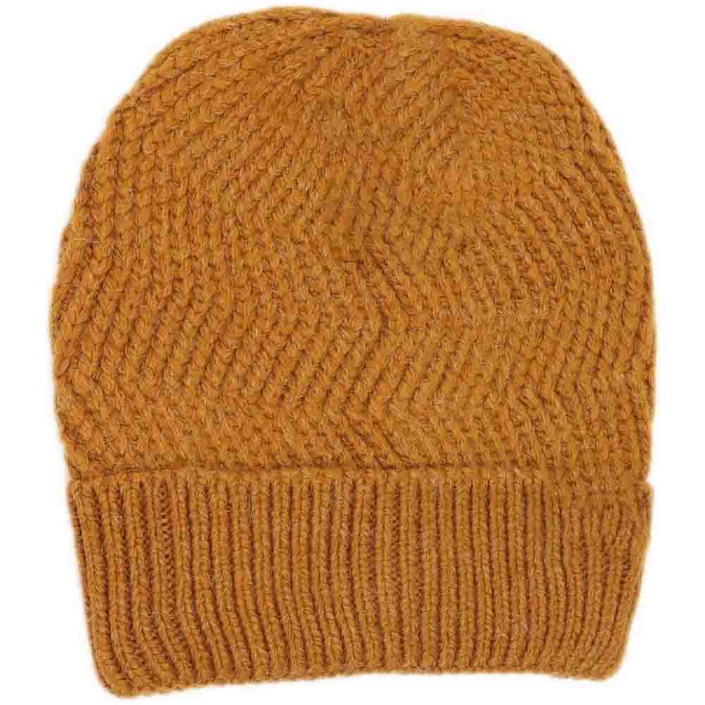 C.C Chevron Knitted Beanie With Cuff C.C Hat