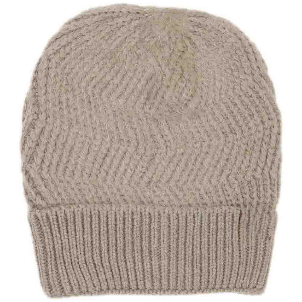 C.C Chevron Knitted Beanie With Cuff C.C Hat